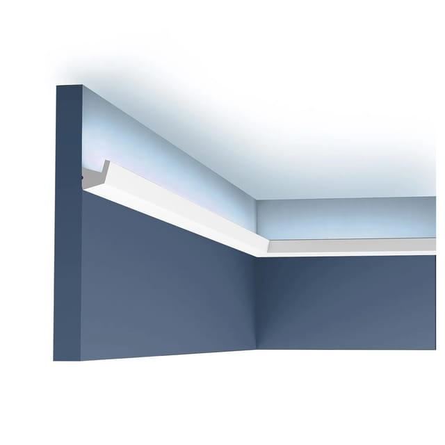 Orac - Karton Mit 16 Metern Cx189 Gesims Für Indirekte Beleuchtung Decor - 2,7 X 2,7 X 200 Cm (h X T X B) - - Karton Mit 8 Stück