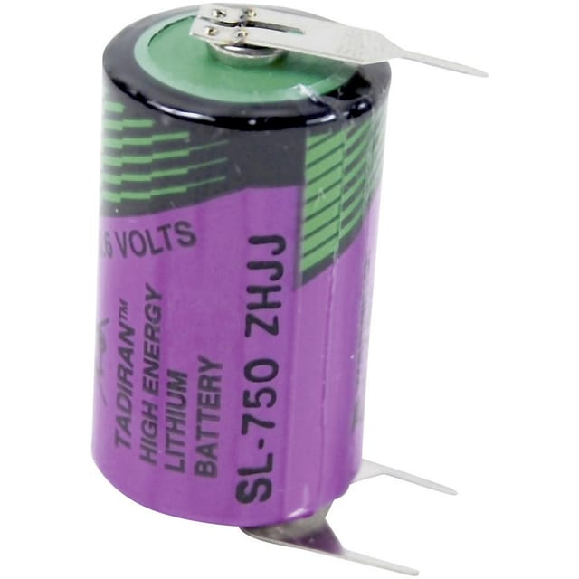 Tadiran Batteries Sl 750 Pt Spezial-batterie 1/2 Aa U-lötpins Lithium 3.6 V 1100 Mah 1 St.