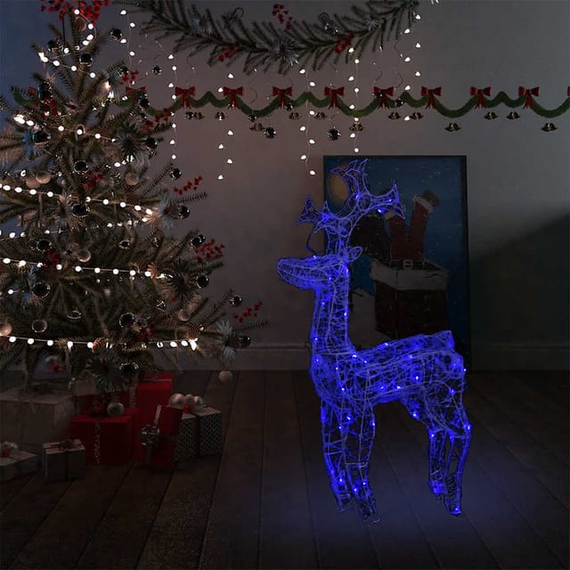 Led-rentier Weihnachtsdeko 90 Leds 60x16x100 Cm Acryl Vidaxl