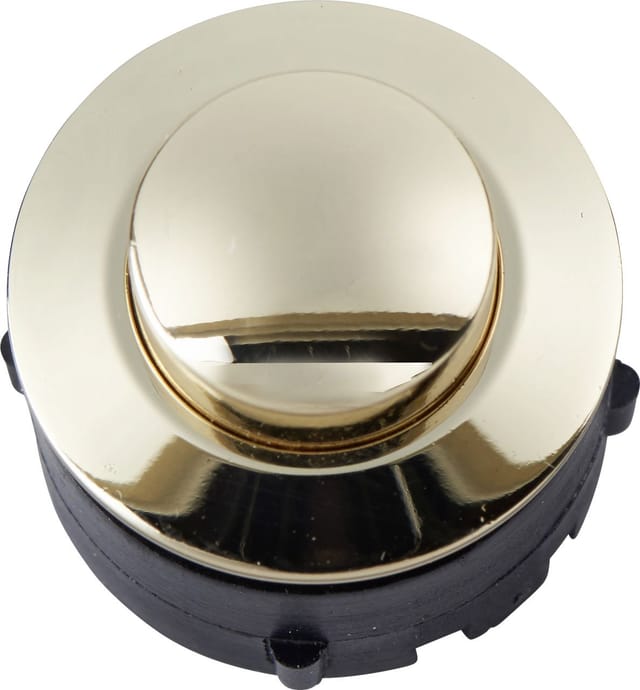 70095 Klingeltaster 1fach Gold 24 V/1 A - Heidemann