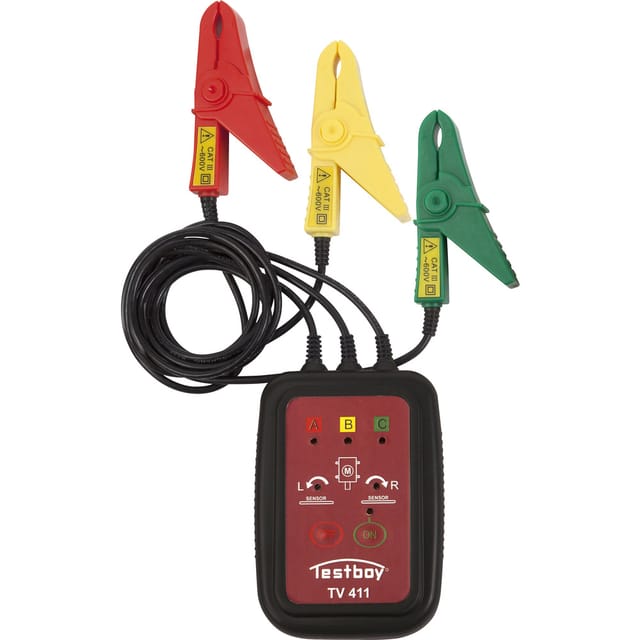 Testboy Tv 411 Drehfeldmessgerät Cat Iii 600 V Led