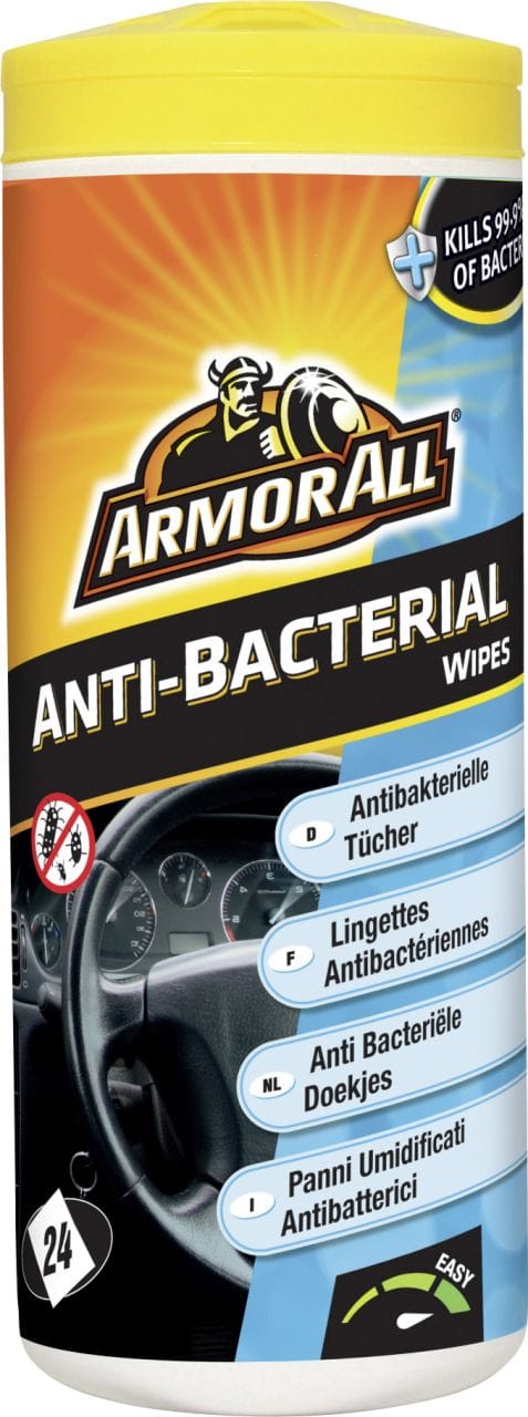 Armor All Antibakterielle Tücher-box Innen 24 Tücher Reinigungstücher