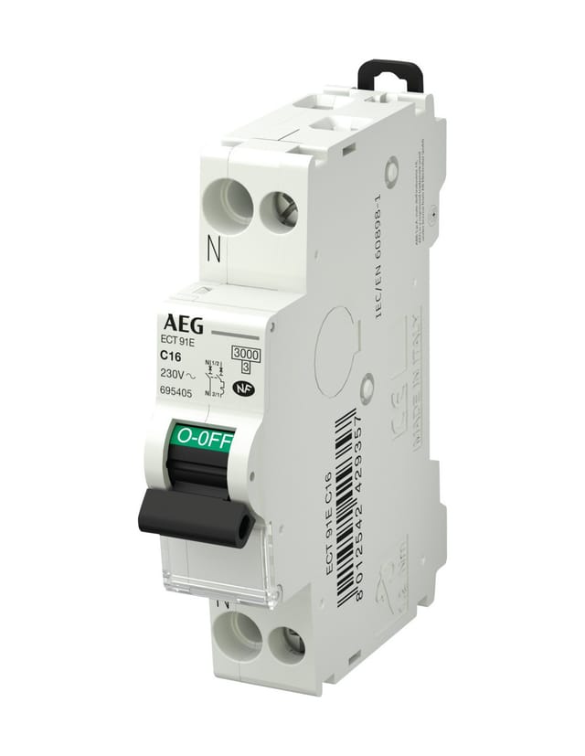 Phasenschutzschalter + Neutralleiter 32a – Aeg