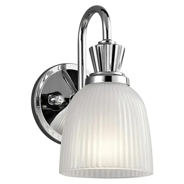 Elstead - Cora - 1 Licht Badezimmer Wandleuchte Chrom Poliert Ip44, G9