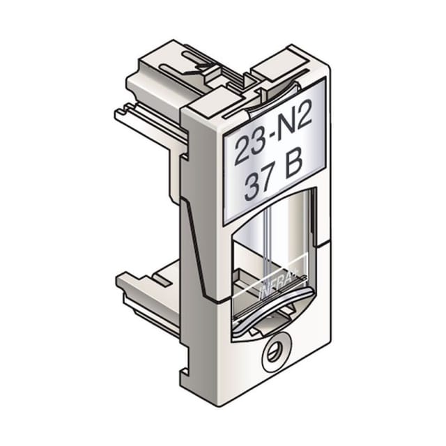 Vdi88200 – Frontplatte 22,5 Mm X 45 Mm – Adapt White - Weiß - Schneider