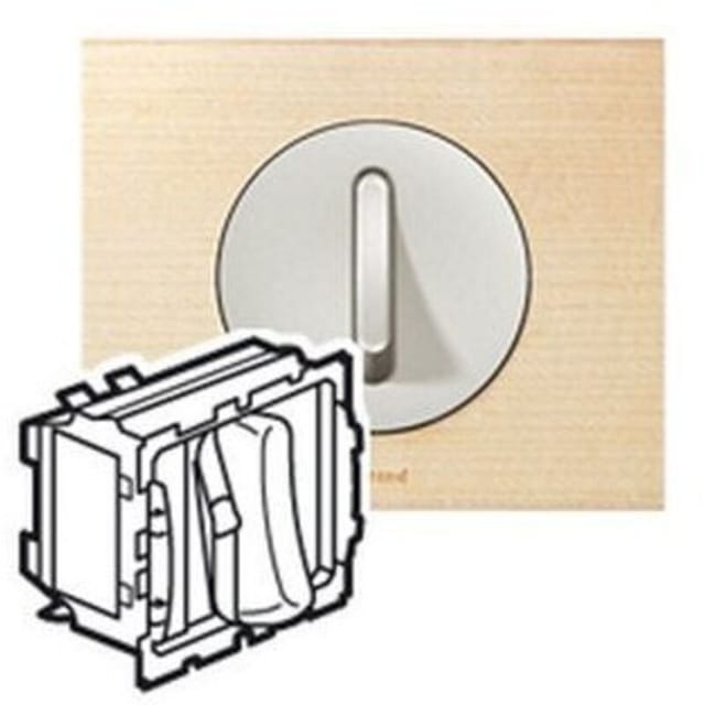 Legrand 067033 Geräuschloser Umschaltknopf Céliane – 6 A – No-nf-kontakt
