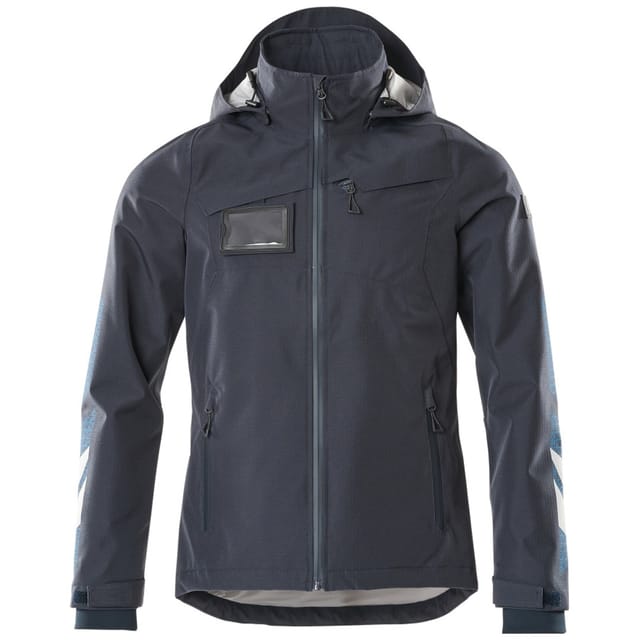 Accelerate Hard Shell Jacke 18301 Atmungsaktiv, Winddicht Und Wasserdicht, Farbe: Schwarzblau - 010, Größe: L - Mascot