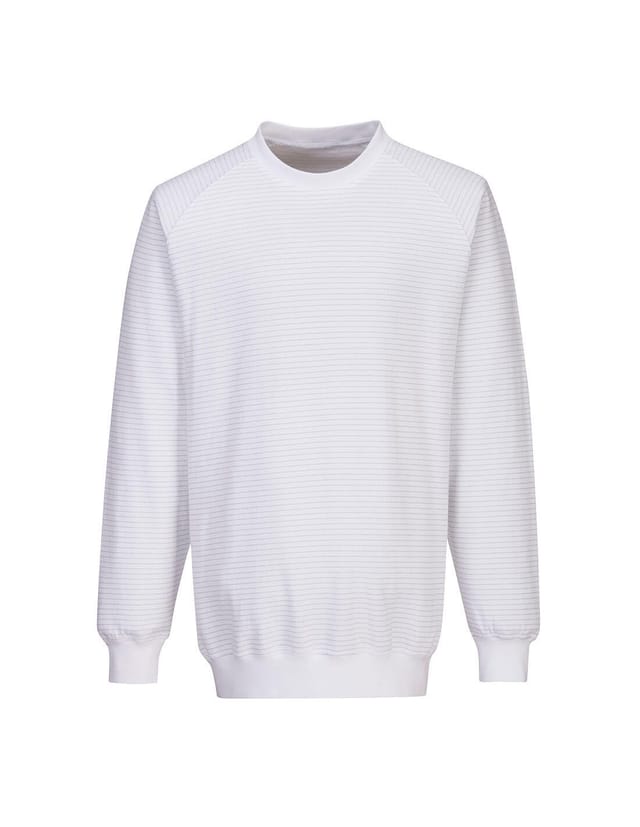 Anti-statik Esd Sweatshirt Weiß M