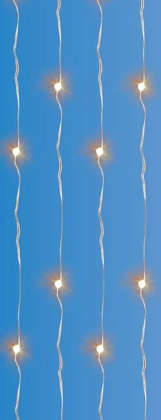 Trendline - Led-lichterkette Mini Außen 3,9 M Warmweiß Mit Timer, 8 Lichteffekten Lichterketten