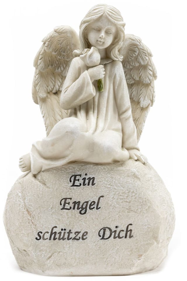 Figur Engel 20 X 13 Cm Grau Jahreszeitliche Dekoration - Trendline