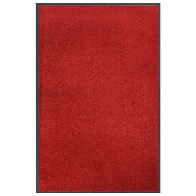 Fußmatte Rot 80x120 Cm Vidaxl