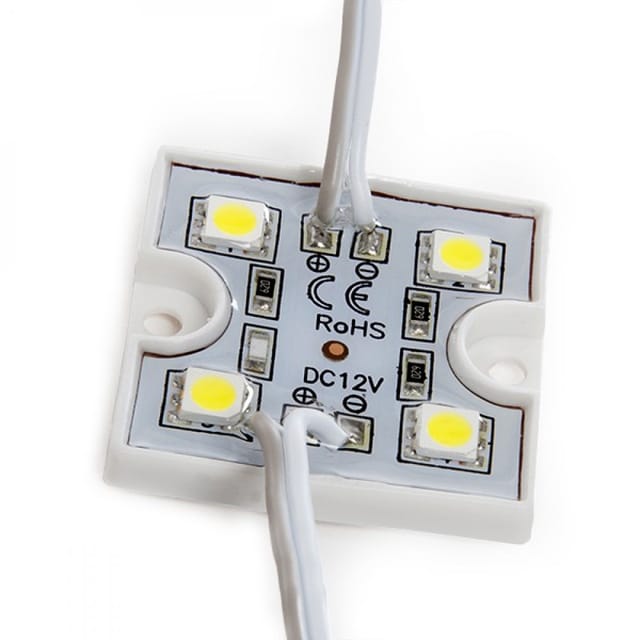 Greenice - Modul 0,6w 26lm 4200ºk 4 Leds Smd3528 40.000h [us-lmp3528w4-0001]