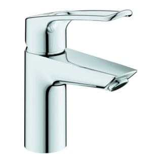 Grohe - Eurosmart Einhand-waschtischbatterie, S-size, Offener Metall-hebelgriff, Einlochmontage, Glatter Körper Push-open, Chrom