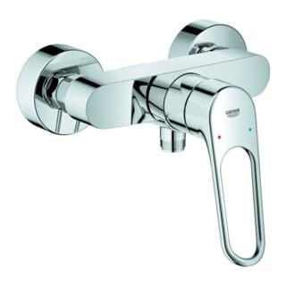 Eh-brausebatt. Eurosmart 252423 Wandmontage Offener Hebel Chrom
