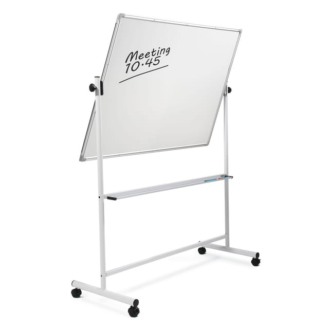 Floordirekt - Whiteboard Emailliert Mobil & Drehbar 100 X 150 Cm