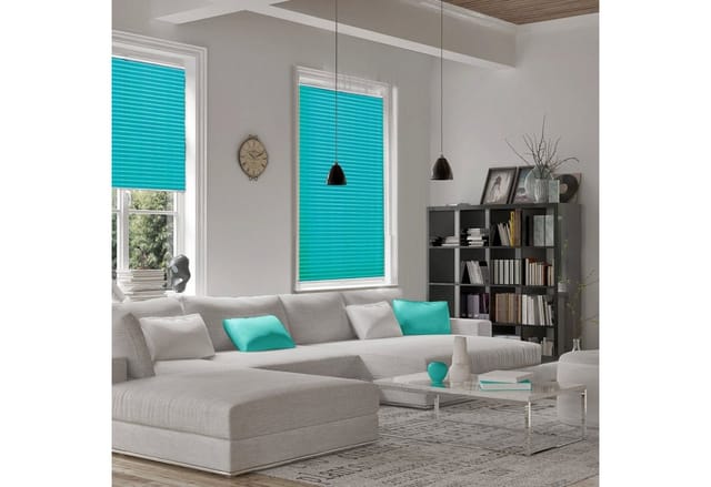 Plissee Faltrollo Magic Casa Pura® Petrol 110 X 200 Cm