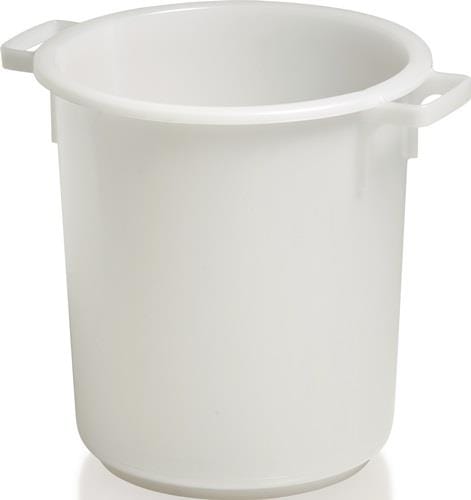 Craemer Kunststoffbehälter Rd.40l Hd-pe Weiß D420xh445mm M.außengriff - 81091010