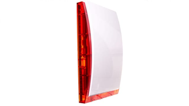 Optischer Und Akustischer Signalgeber, Außenbereich, Mit Rotem Led-licht, Innenliegende Metallabdeckung Sp-4003 R