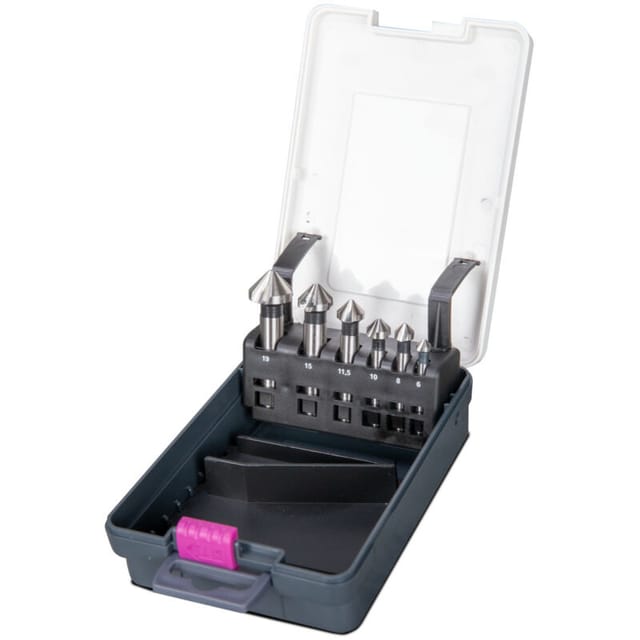 Optimum Kegelsenker-satz 6-teilig: 6/8/10/11,5/15/19 Mm, 3201050