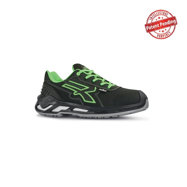U-power - Milo S3 Src Ci Esd Sicherheitsschuhe - 43 Eu - Schwarz / Grün