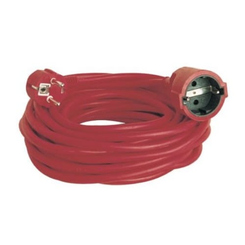 Rote Verlängerung 3x1,5mm 15 Meter 3500w Gsc 0100053