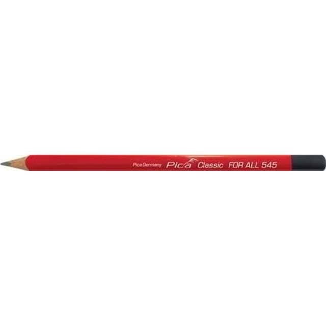 Pica - Classic For All Universalbleistift, 3-kant, 23cm, Rot Mit