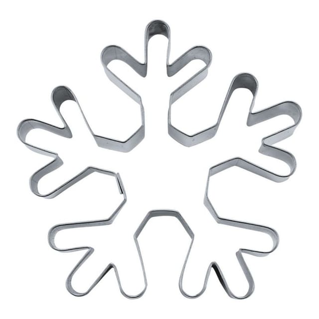 Städter Ausstechform Schneeflocke Edelstahl 6,5 Cm