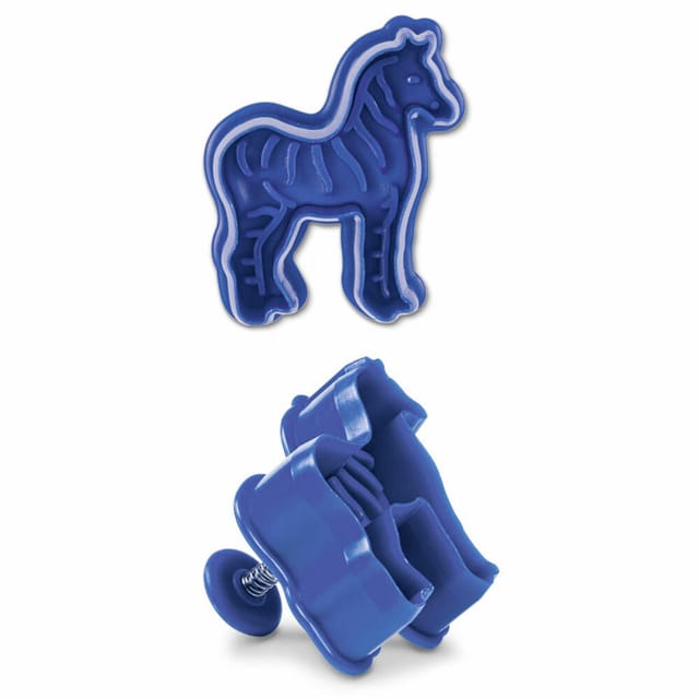 Städter Zebra Ausstecher 6 Cm Blau
