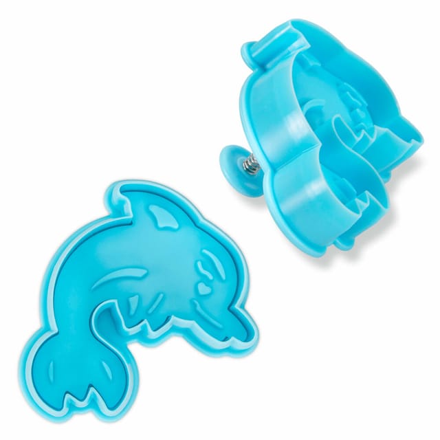 Städter Delfin Ausstecher 6,5 Cm Hellblau