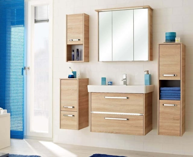 Primaster Wandschrank Berlin 70 X 30 X 16cm Badezimmerschrank Wandhängend