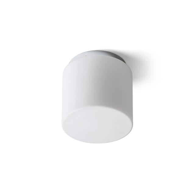 Plafoniera Arana R 17 Da Soffitto Vetro Opalino/cromo 230v E27 15w Ip44