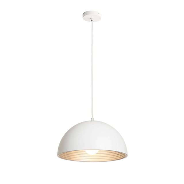 Hängeleuchte Carissima 40 Weiß Matt/silbergrau 230 E27 42w