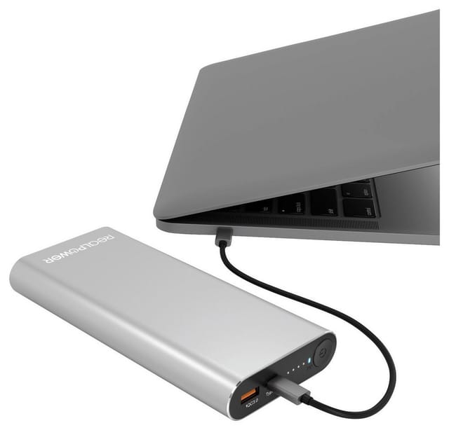 Pb-20000 Powerbank 20000 Mah Lipo Silber - Realpower