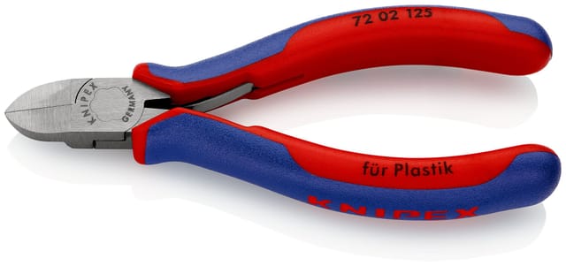 72 02 125 Seitenschneider F. Kunststoff Mit Mehrko.-hülle 125 Mm - Knipex