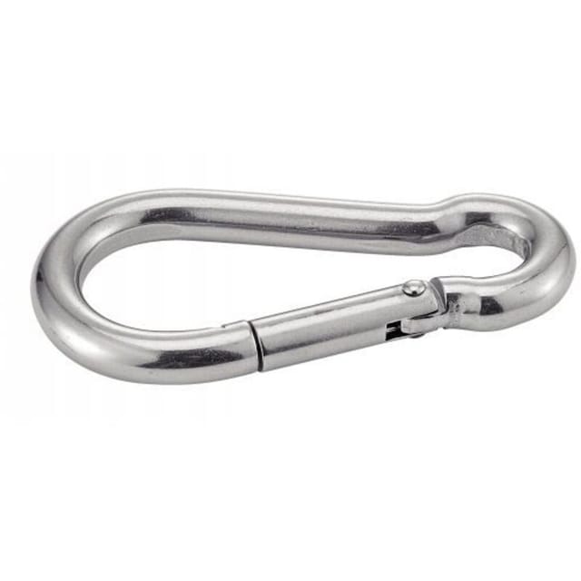 Automatischer Karabinerhaken - Edelstahl A4 6x60 Mm - Packung Mit 5