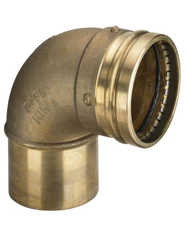 Viega - Bogen 90 Grad Sanpress Xl 2216.1xl In 88,9mm Rotguss