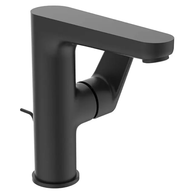 Ideal Standard - Cerafine O - Waschtischarmatur Mit Ablaufgarnitur, Schwarz Bc703xg