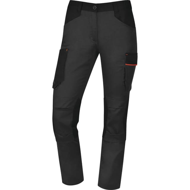 Pantalon Delta Plus Mach2 M2pa3strf Femme Gris Orange- M2pa3strfgo0 34/36 (s)