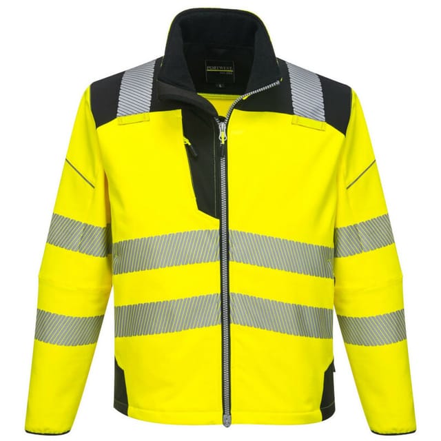 Portwest Warnschutz- Softshelljacke Gelb Xxxl