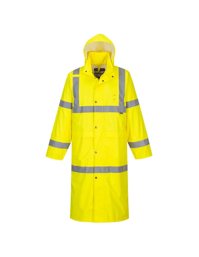 Regenmantel Hivis 122cm Farbe: Gelb Größe S - Portwest