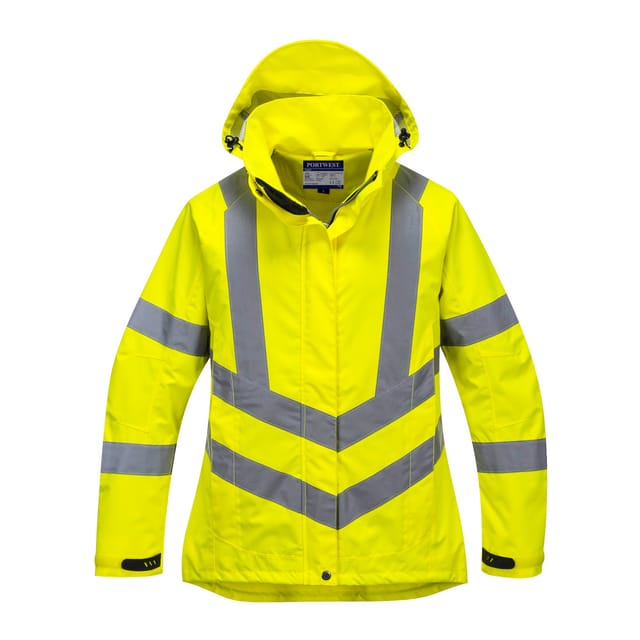 Portwest Atmungsaktive Damen Warnschutzjacke, 40+ Upf Gelb Xs