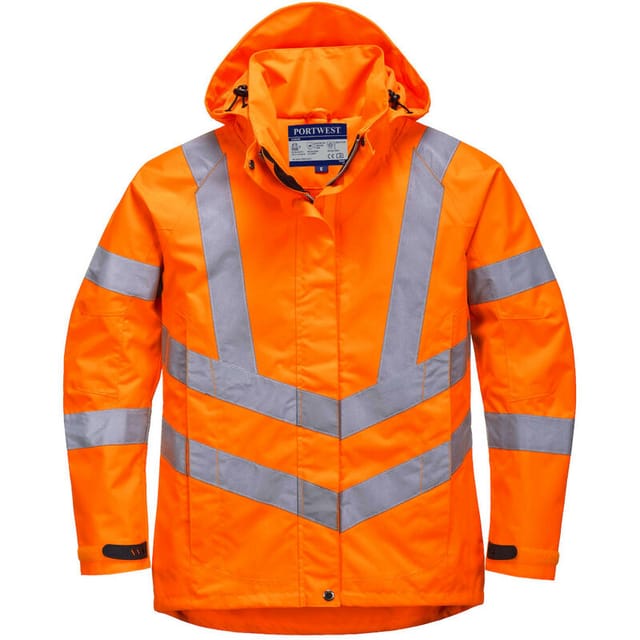 Portwest Atmungsaktive Damen Warnschutzjacke, 40+ Upf Orange Xs