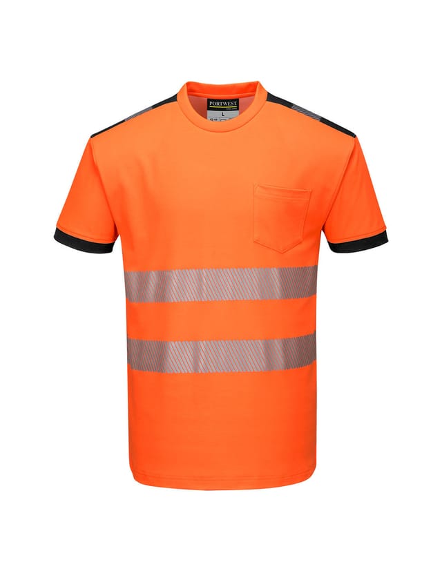 T-shirt Hv Pw3 Orange/schwarz S