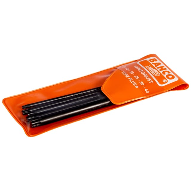Bahco Langer Torx Plus Winkelschraubendreher-satz, Phosphatiert, Ip10-ip40 - 5-tlg.