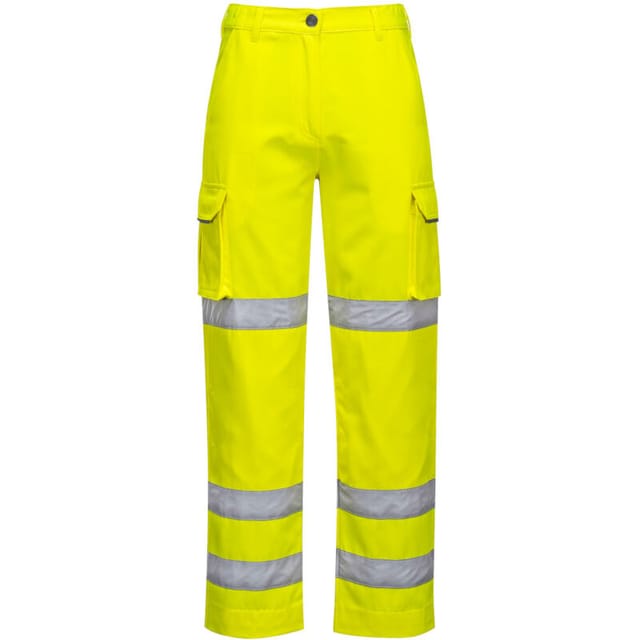 Portwest Damen Warnschutzhose, 40+ Upf Gewebe Gelb L