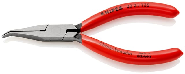 32 31 135 Elektronik- U. Feinmechanik Justierzange 40° Gebogen Werkzeugstahl 135 Mm - Knipex