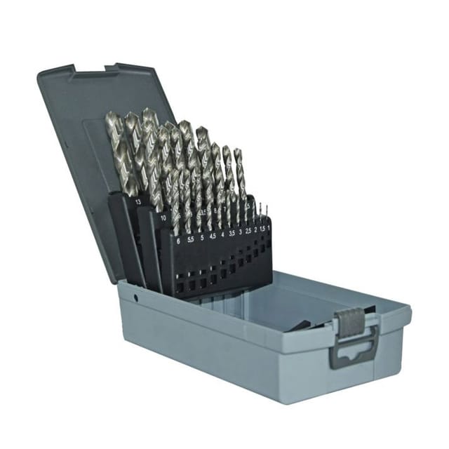 Tivoly - Bohrer Hss Größe Zylinderschleifscheibe Kurz 25-teiliges Set - 11451970017