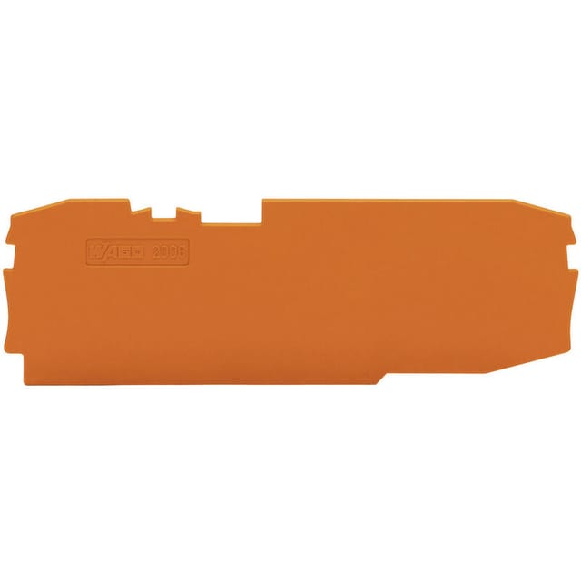 2006-1692 Abschluss- Und Trennplatte Orange 1 St. - Wago
