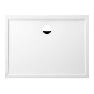 Villeroy&boch - Futurion Flat - Duschwanne, 90x120 Cm, Quaryl, Alpinweiß Udq1290ffl2v-01