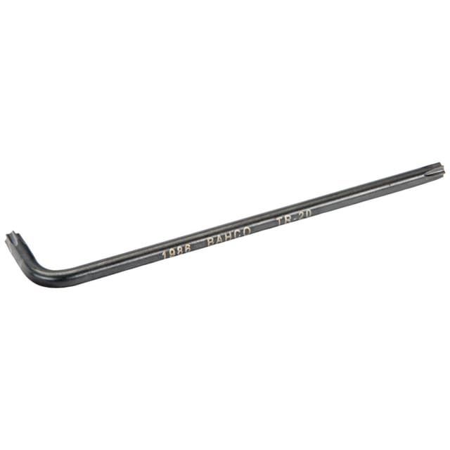 Bahco Langer Winkelschraubendreher Für Manipulationssichere Torx-schrauben, Phosphatiert, T10 X 86 Mm